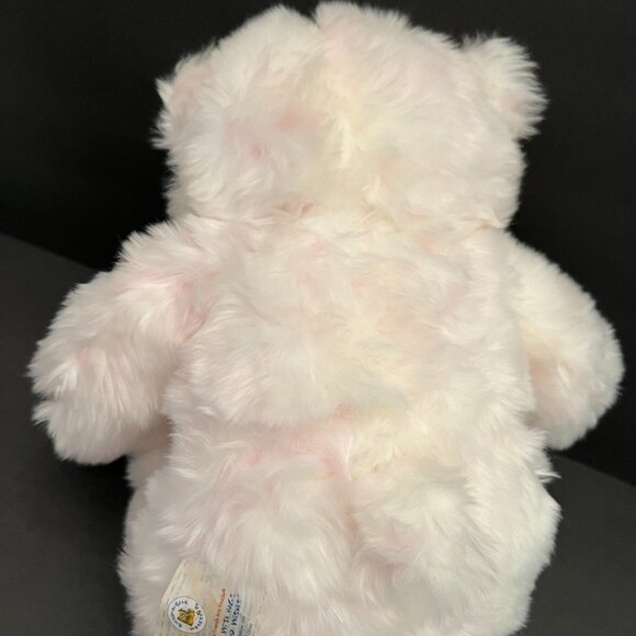 Build-a-Bear White and Lt. Pink Furry Bear - Picture 3 of 3